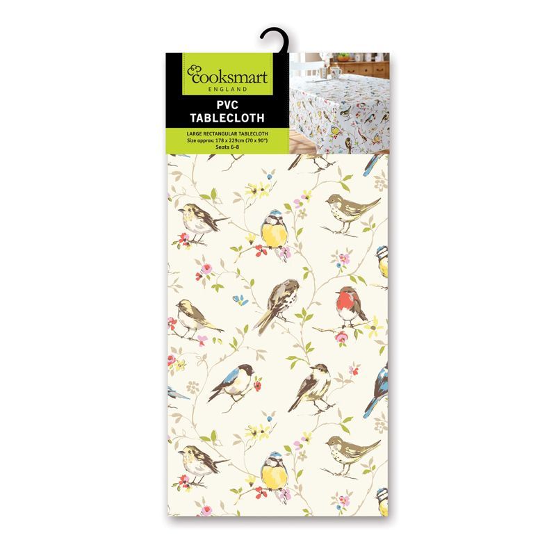 Dawn Chorus Large PVC Dinner Tablecloth